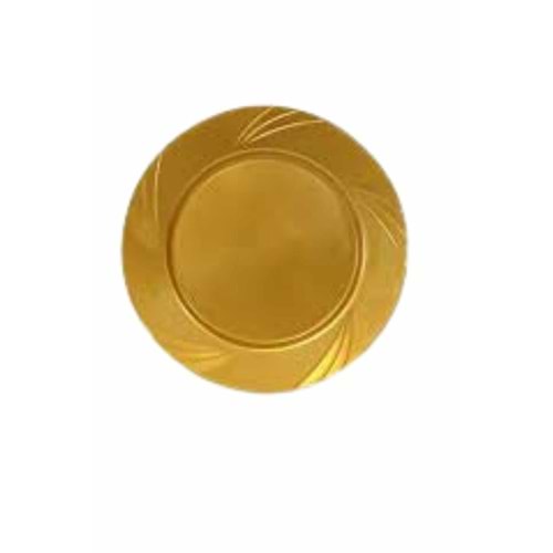 LÜKS PARTİ TABAĞI - GOLD - 6LI - 22.5 CM
