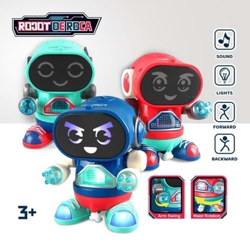 PASİFİK PİLLİ MÜZİKLİ ROBOT ZR156-1*48
