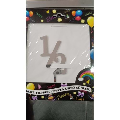 PLEKSİ YAZI - GÜMÜŞ - 6 AY - YARIM YAŞ