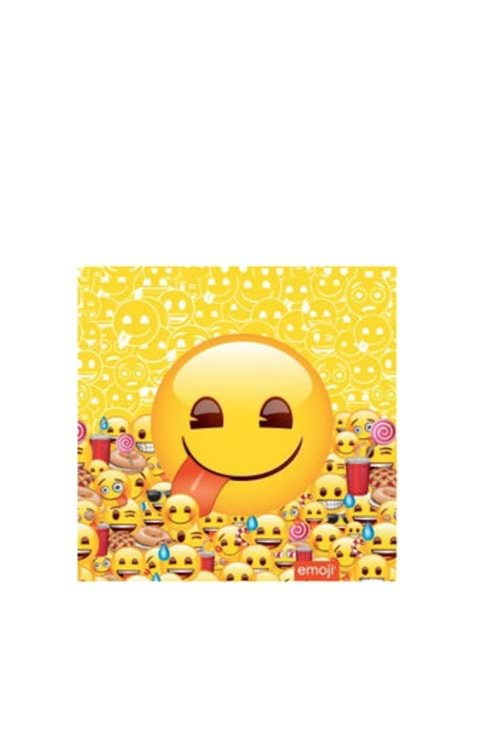 KAĞIT PEÇETE 33X33 CM - 20 Lİ - EMOJİ DÜNYASI