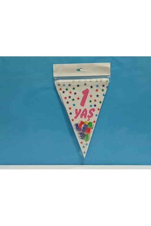 ÜÇGEN FLAMA 10 YAPRAK - 1 YAŞ KIZ - 17X23 CM