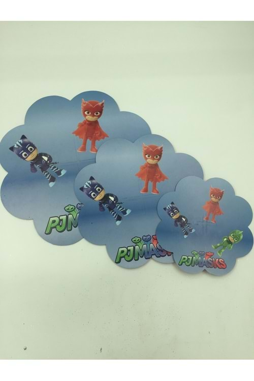 DOĞUM GÜNÜ KEK STANDI - PJ MASKS - CARS - 34 CM BOY