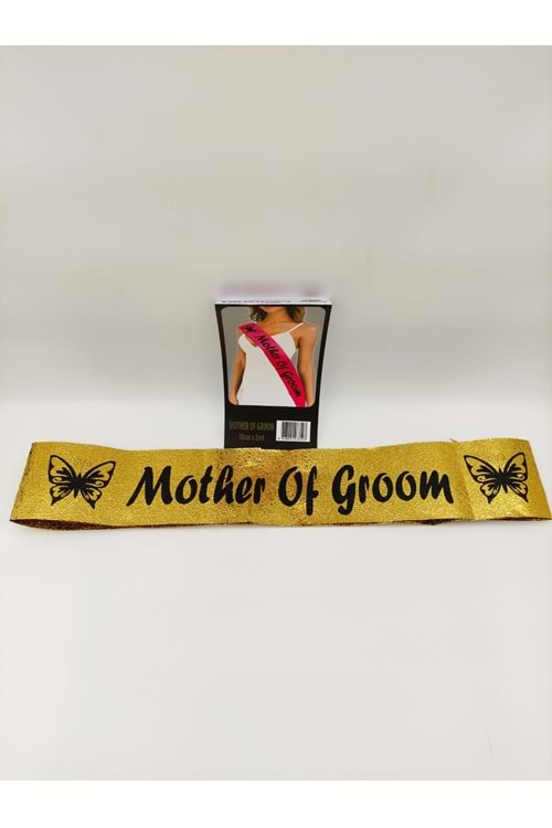 KUŞAK - MOTHER OF GROOM - GOLD - 2 METRE