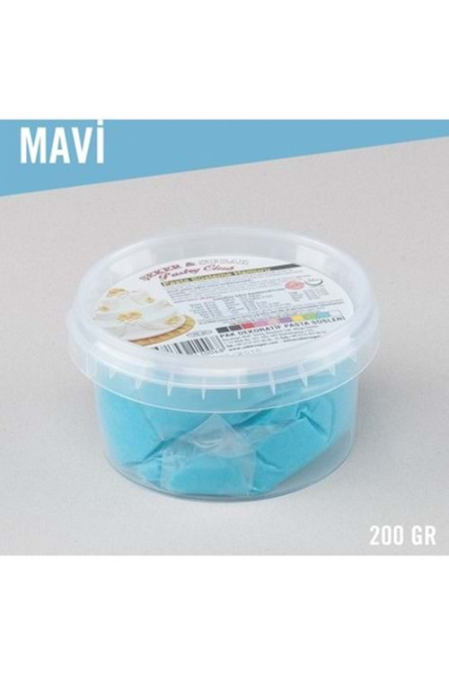 ŞEKER HAMURU - 200 GR - MAVİ